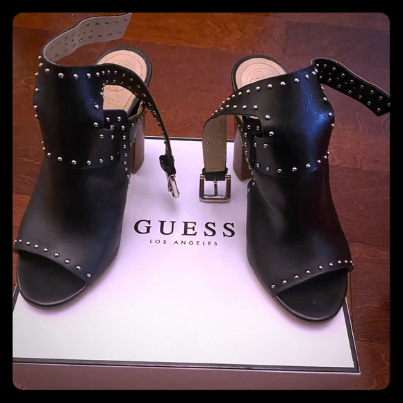Guess Shoes - Guess GWERIKA, black leather 🖤